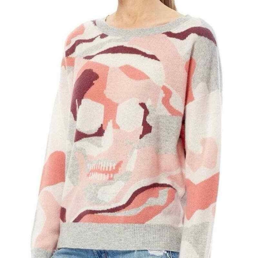 Skull Cashmere Multicolor Skull Sweater